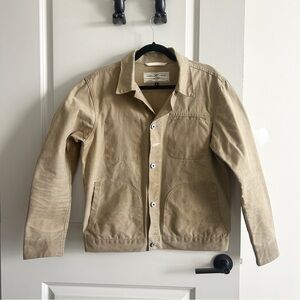 Rogue Territory Men's Tan Wax Jacket in Size Large